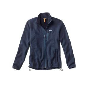 orvis R65 sweater fleece zip up‎ jacket outdoor gorpcore mens size xxl blue ink